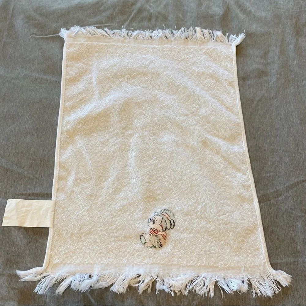 Vintage Disney‎ Christmas Hand Towel Mickey Mouse Caroling